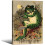 Affiche rétro grenouille sur toile, 30 x 45 cm 1