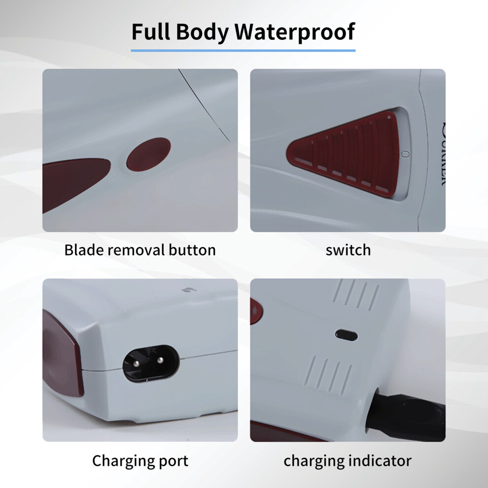 Men's USB Rechargeable Beard Trimmer Clipper