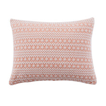 Levtex Home Pippa διακοσμητικό μαξιλάρι βαμβακερό δαντελένιο ροζ λευκό