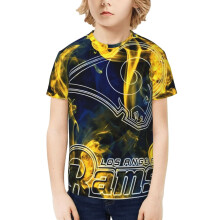 LA Rams kortärmad t-shirt för ungdomar med sportlogotyp