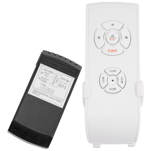 Telecomando universale wireless per ventilatore a soffitto con luce integrata.
