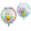 Cartoon-Ballon-Osterhasen-Dekoration, 1 oder 3 Stück 1