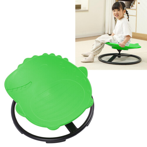 Child Sensory Spinning Chair Green Stable Design