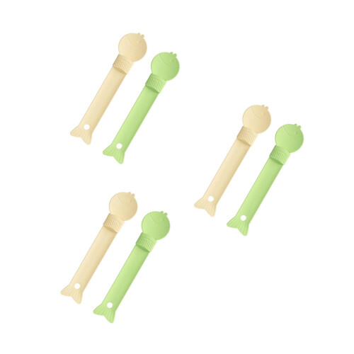 30Pcs Cat and Dog Feeding Spoon ABS Reusable Home Use Assorted Colors