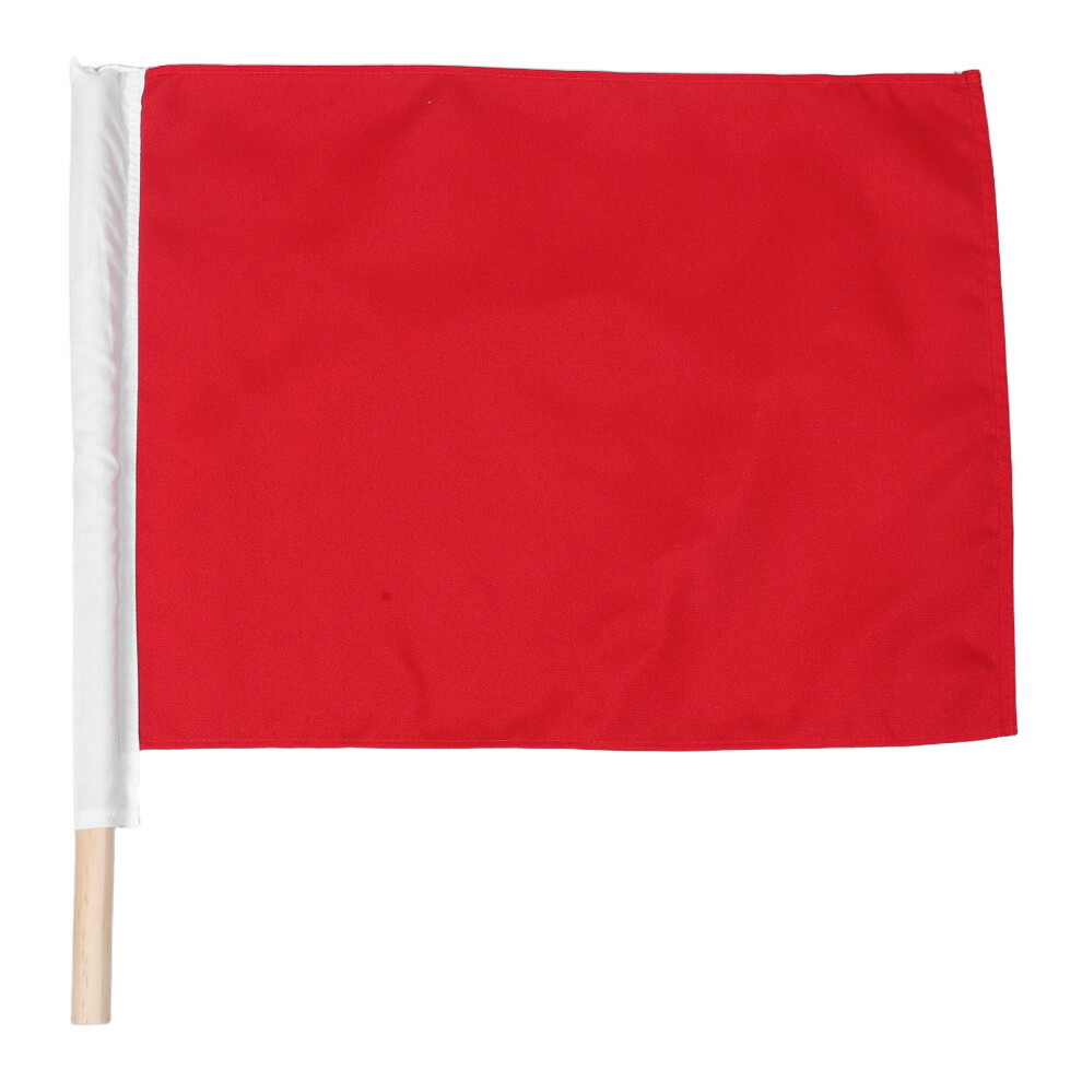 Photos - Football Kit Red Visibility Railway and Traffic Control Handheld Flag