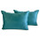 Față de pernă lombară HomeCentric turcoaz 30x50 cm, pachet de 2 1