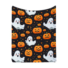 Couverture fantĂ´me d'Halloween en microfibre 127 x 152 cm