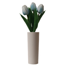 Stolová LED lampa v tvare tulipánu s vázou, 1 kus
