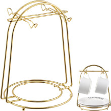 Soporte dorado para colgar tazas de café, 1 unidad.