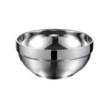 Saladier en acier inoxydable Ă double paroi isolante