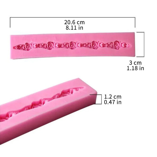 Moule à gâteau en silicone en forme de perle, 1 pièce