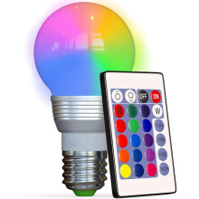 Lot de 4 guirlandes lumineuses LED avec télécommande, 16 couleurs