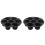 Roues de support pour coupe-bordures noires (2 pièces) 1