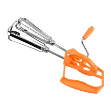 NAZISHW mixeur à main en acier inoxydable orange 10 pouces