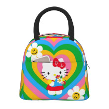 Hello Kitty isolierte Lunchtasche mit Vordertasche (1 Stück)