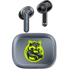 Buxton BTW 8200 Racoon - In-ear wireless earphones with charging case, white