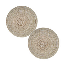 Xubond keukenplacemats set van 6, antislip en hitte-isolerend.