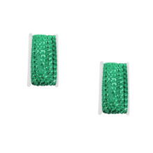 Polyester Pailletten Spitzenband Grün Für Kleid