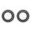 4Pièces Diaphragmes PVC Noir Couvercles Bell Stéthoscope Polyvalents 1