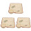 3Pièces Assiettes En Céramique Compartiment Sauce 1