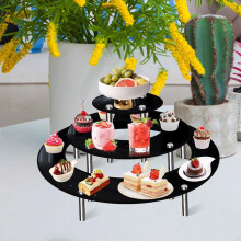 Acryl cupcakeplank met meerdere lagen (5 etages)