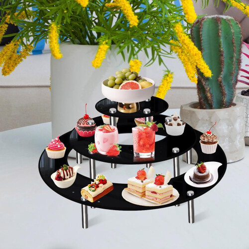 Acryl cupcakeplank met meerdere lagen (5 etages)
