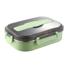 Lunchbox aus Edelstahl mit Fächern, 304, 1 Stück