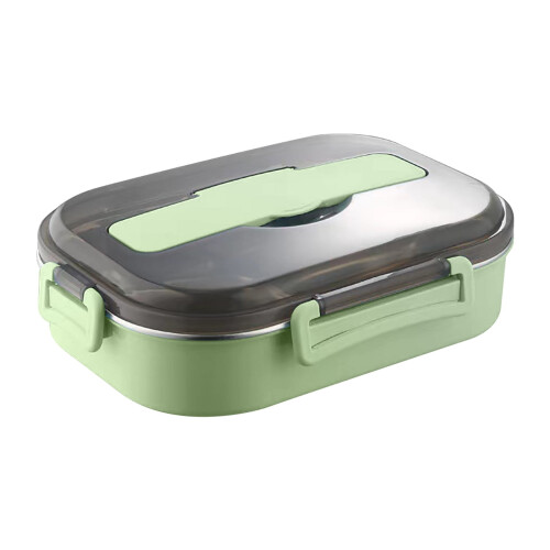 Lunchbox aus Edelstahl mit Fächern, 304, 1 Stück