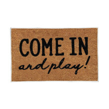 Black decorative door mat bathroom welcome floor mat