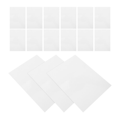 15Pièces Thermorétractables Blanches Bops Pour Créations DIY