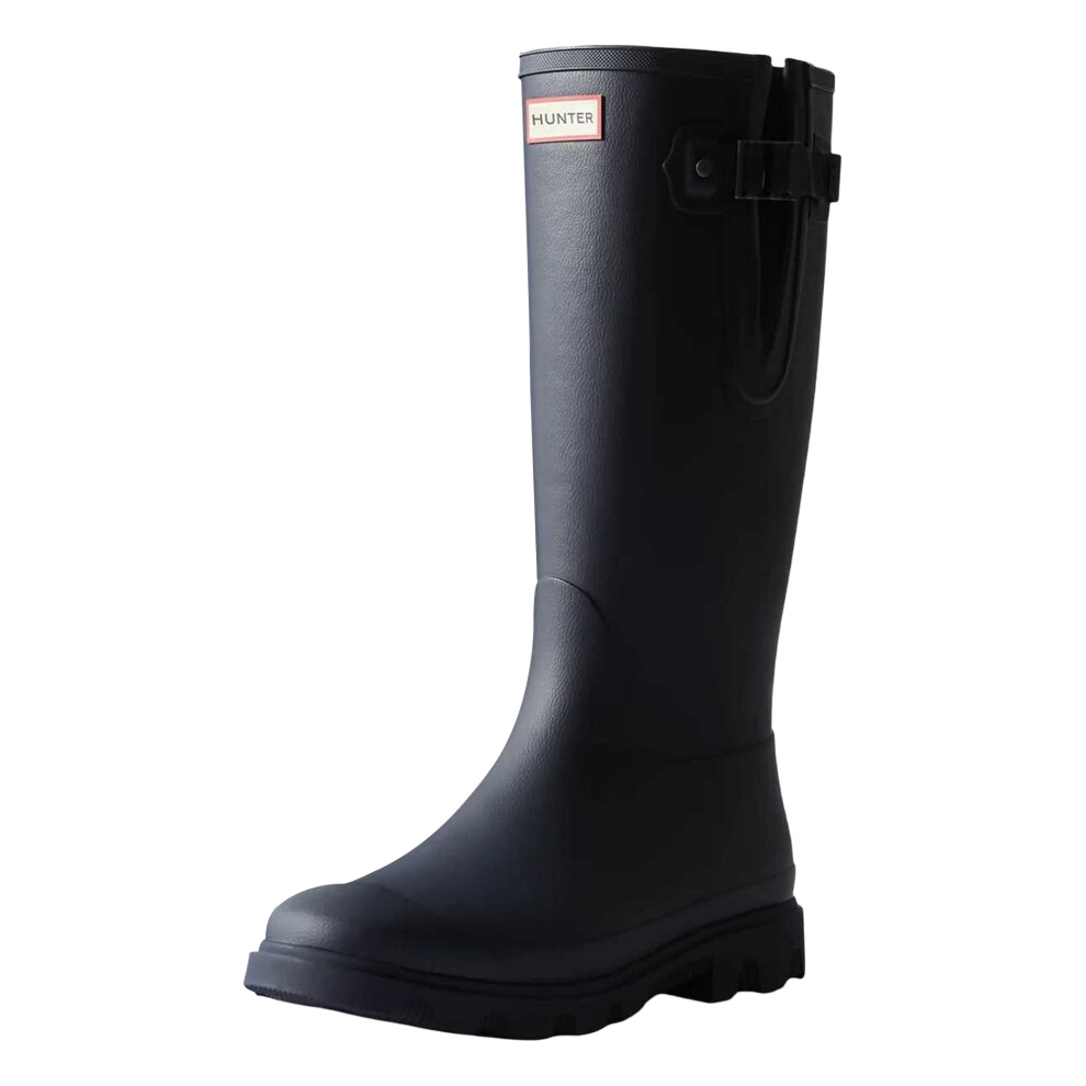 Hunter (10 Uk, Navy) Mens Downpour Adjustable Wellington Boots Blue,Multicoloured