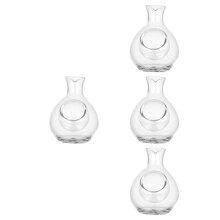 4Pièces Récipient À Vin En Verre Décanteur Design Simple