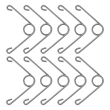 10Pièces Ressorts Extension Argentés Pour Cisailles Taille-Branches