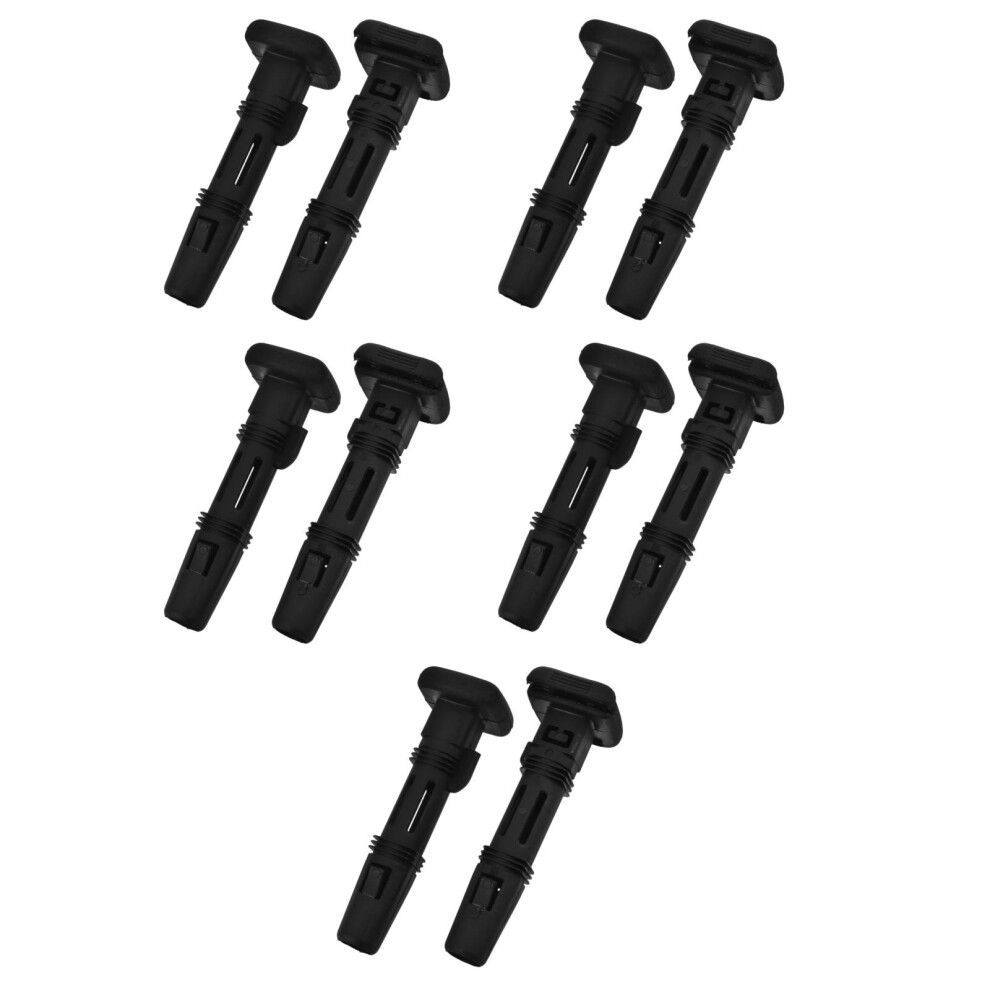 10Pcs Durable Plastic Headrests Guide Inserts For Car Seats Front Rear 334096504747