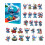 Calendário do Advento de Natal Stitch - 24 dias com brinquedos e 3