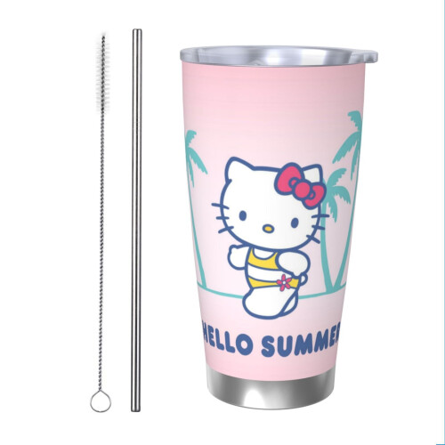 Hello Kitty Isolierbecher, 20 oz, Edelstahl