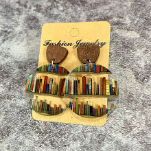 Boucles d'oreilles capybara 3D peintes Ă la main (1 paire)