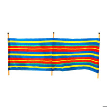 Strandwindscherm - MARBUENO - Opvouwbaar - Multikleur - Kunststof - Voor buiten