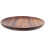 Plato redondo de postre de madera maciza de 25 cm (10 pulgadas) 1