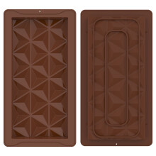 Moule à chocolat en silicone antiadhésif épais (2 ou 3 pièces)