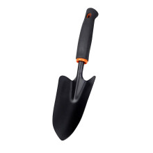 Outil de jardinage robuste à main, noir et orange, 1 pièce