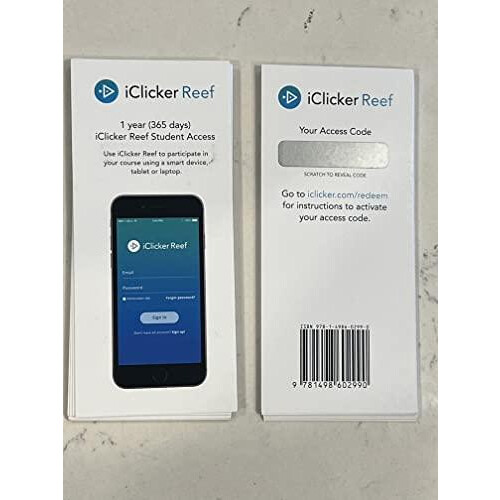 iClicker Student Mobile Twelve Months Access Standalone by iClicker Ot