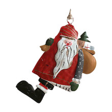 Weihnachtsmann-Anhänger aus Metall