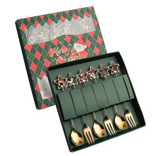 Stainless Steel Christmas Tableware Set 6-Piece
