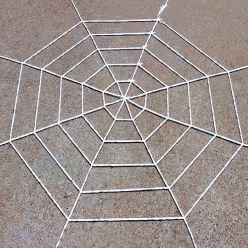 Halloween Spider Web Decoration5ft or8ft Round Outdoor