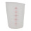Gobelet doseur en silicone transparent 500 ml avec graduations 1