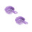 Panier en acier violet à double paroi avec poignée (1 pièce) 1