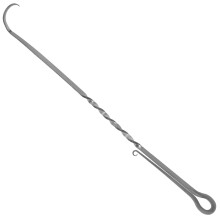 Grillwender aus Edelstahl mit hitzebeständigem Haken