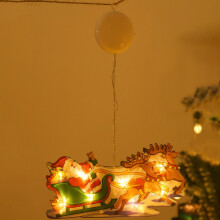 QISIWOLE Kerstraamverlichting Kerstman decoratie 1 set