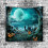 Halloween-gobeliini pääkallokuviolla 150x200cm 1